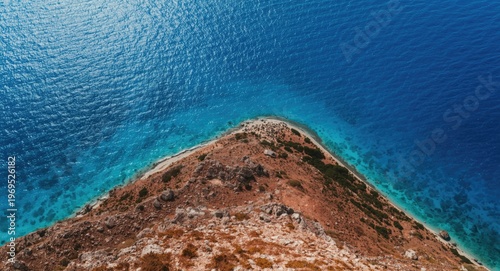 Vast nature scene from abov...