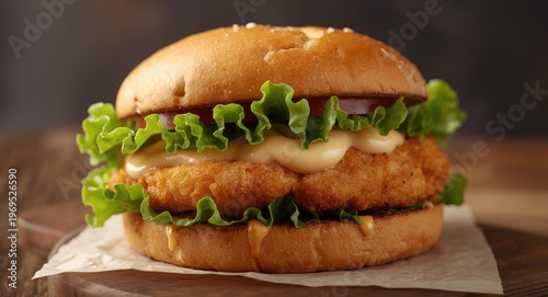 Hot crunchy breaded chicken...