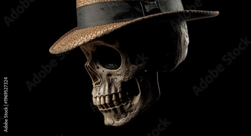 Dynamic skull artwork with ...