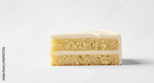 white pandan cake segment d...