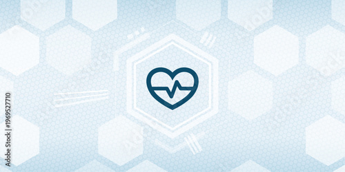 Heart rhythm pulse icon vector for cardiology healthcare and medical fitness concept