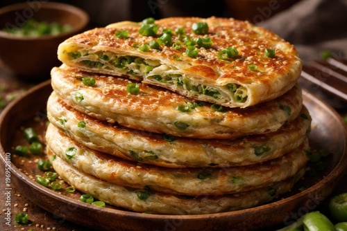 Stacked homemade Chinese sc...