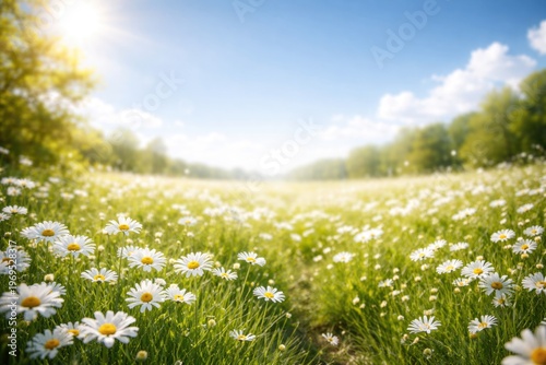 A bright sunny day with a v...
