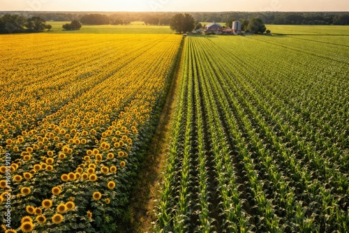 Aerial drone perspective of...