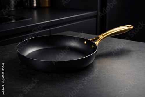Sophisticated black frying ...