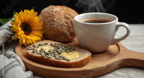 Warm inviting morning meal ...