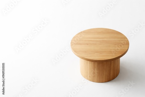 White background with woode...