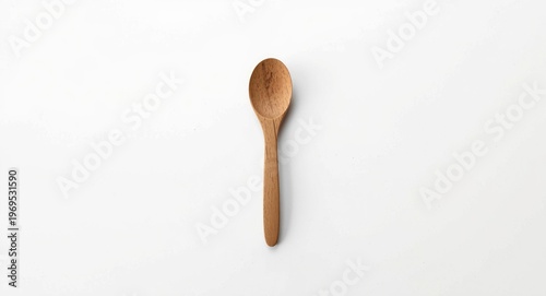 solitary wooden spoon shown...