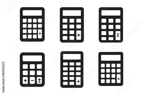 Calculator design for finance management, accounting tasks and business calculation use 