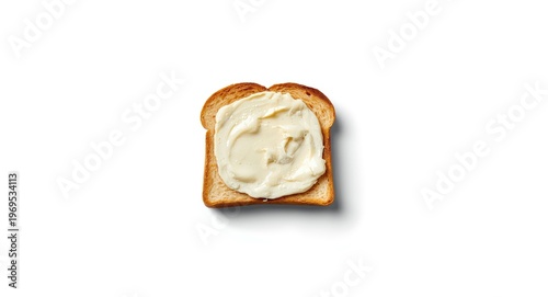 Slice of golden toasted bre...