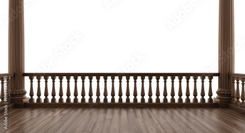 Isolated nature of wooden b...