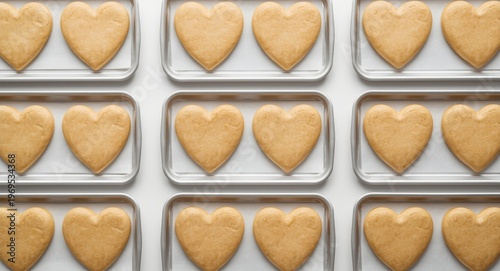 Variety of heart shaped coo...