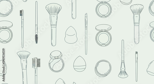 Makeup Brushes and Cosmetic Tools.