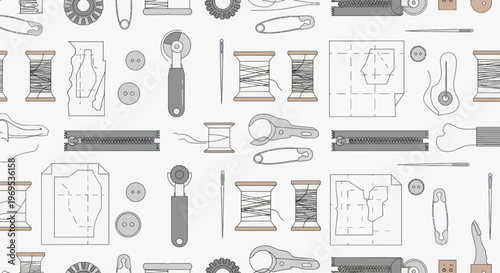 Collection of various hardware tools.