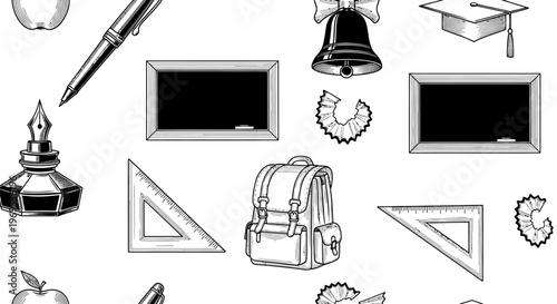 School supplies and education tools.