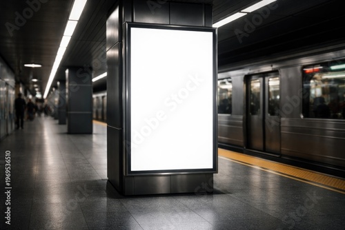 Indoor subway platform feat...