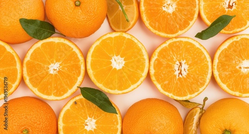 Top view of fresh whole and...