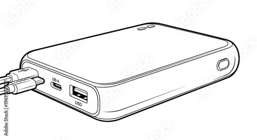 Portable Power Bank Charger Device.