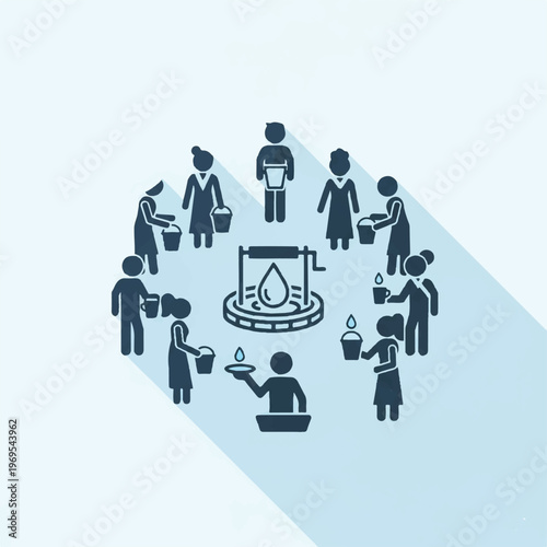 People working together in teamwork.