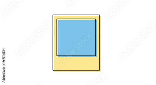 Polaroid instant photo camera film.