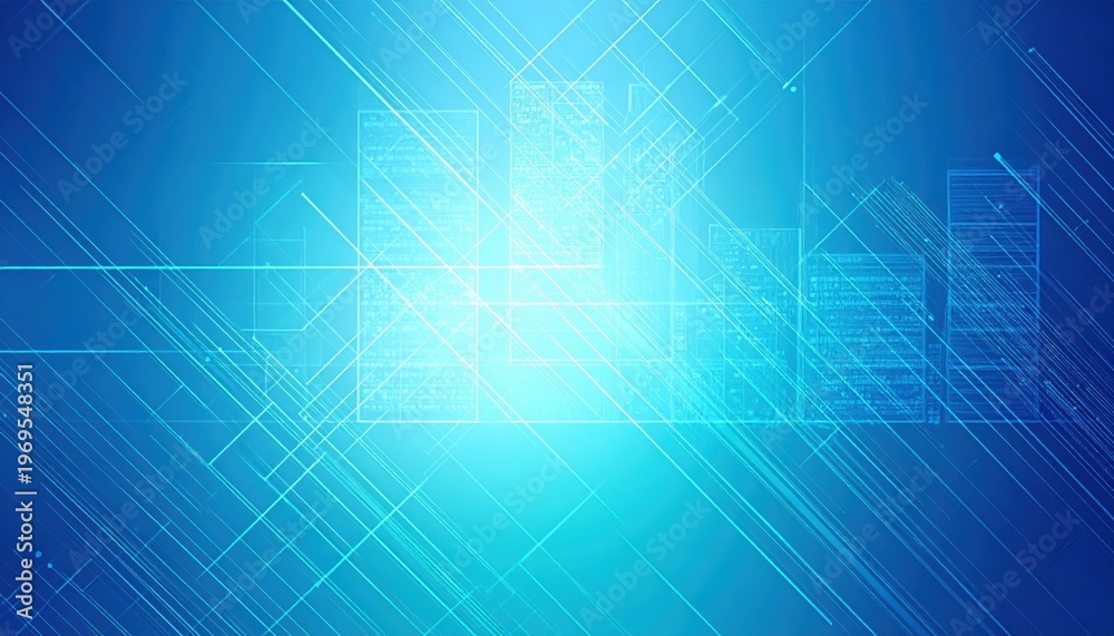 Obraz premium Abstract technology lines background digital design dynamic abstract tech lines create modern digital data background