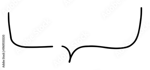 シンプルな吹き出しのベクターイラスト。単品、フレーム、枠、ふきだし