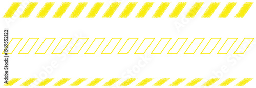 modern a close-up view of a yellow and white striped pattern isolated on white background, illustration