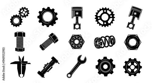 Mechanical Engineering Engine Parts and Industrial Components