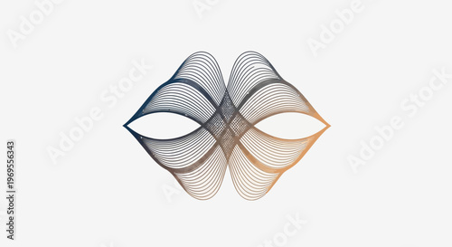 Abstract mesh wireframe design element.