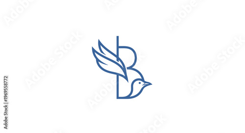 Document with abstract logo modern design for business or creative use