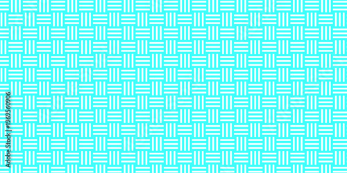 Seamless wave pattern geometric fabric vintage textile Illustration. Minimal line Pattern fence and barrier square lines mesh wallpaper design.