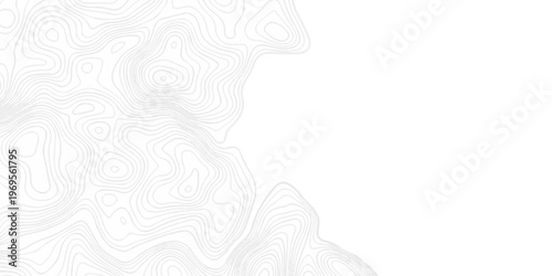 Abstract topography pattern seamless lines sea map modern design white background. Abstract digital topographic contour map concept space geometric strip grid line. Natural discovery of maps.