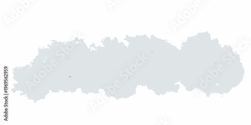 Abstract gray shape resembling a landmass or cloud formation