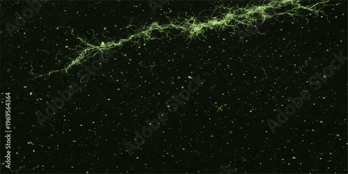 Abstract cosmic display features a breathtaking view of a luminescent galaxy stretching across the night sky, a vibrant visual exploration of space.