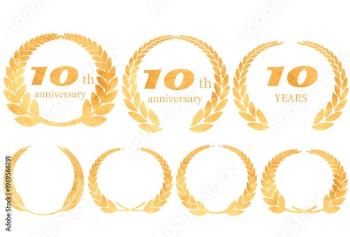 月桂冠 周年記念 アニバーサリーエンブレムイラストセット