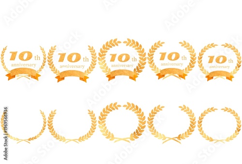 月桂冠 周年記念 アニバーサリーエンブレムイラストセット