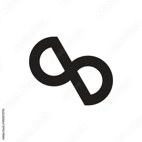 AB a b letter design logo logotype concept with serif font and elegant style vector illustration.