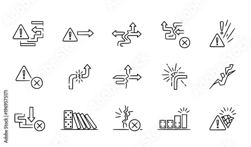 Assorted Halloween symbols and characters including pumpkins ghosts bats and witch hat