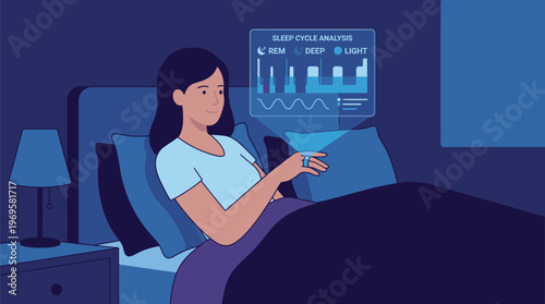 Female Medical Professional Analyzing Ultrasound Data.