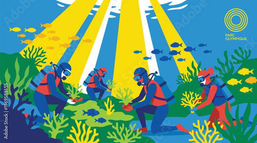 Scientists Conducting Research in a Vibrant Forest.