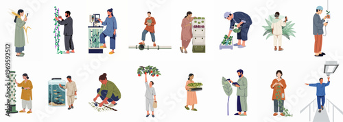 People Doing Activities: A collection of diverse individuals engaged in various activities, each contributing to a vibrant tapestry of life.