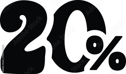 A clear graphic illustration of the '10%' symbol, representing a ten percent discount, special offer, or a specific fractional value. Excellent for promotional and marketing materials