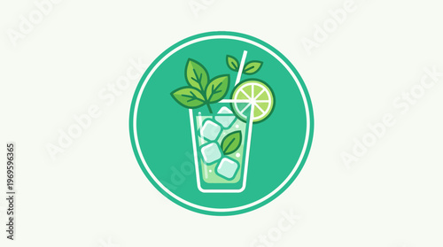 Refreshing Mojito Cocktail Icon