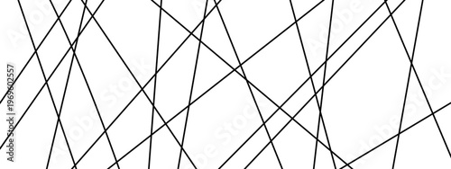 Abstract chaotic line pattern. Geometric texture with random diagonal lines, stripes and triangles.