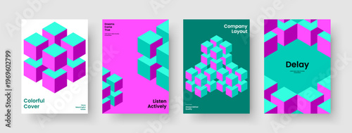 Modern Report Template. Isolated Business Presentation Design. Geometric Background Layout. Brochure. Banner. Poster. Flyer. Book Cover. Pamphlet. Handbill. Journal. Newsletter. Leaflet