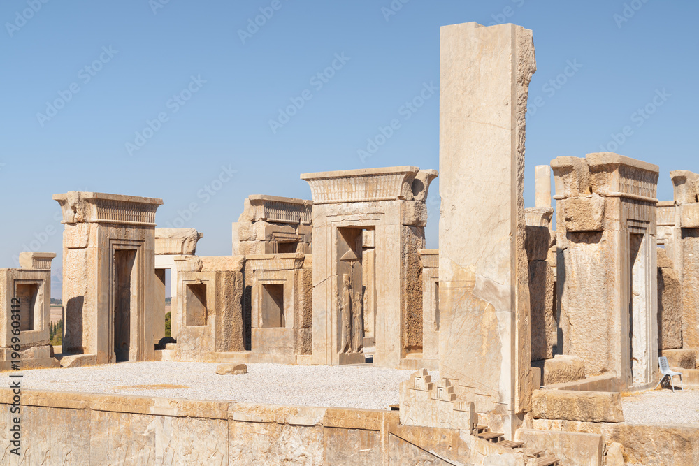 Fototapeta premium Awesome view of the Tachara Palace in Persepolis, Iran