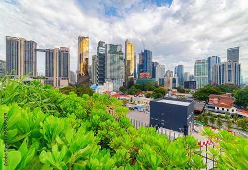 Photography Awesome unusual Kuala Lumpur skyline, Malaysia