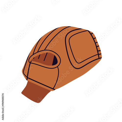 Flat vector illustration of baseball elements including hands holding balls, gloves, bats, and fan foam finger. ideal for concepts of baseball game, competition, recreation, and athletic lifestyle.
