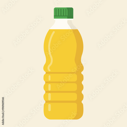 Golden Liquid: An inviting bottle of cooking oil, a staple for flavorful culinary creations. The translucent liquid, with its golden hue, beckons to enrich any dish.