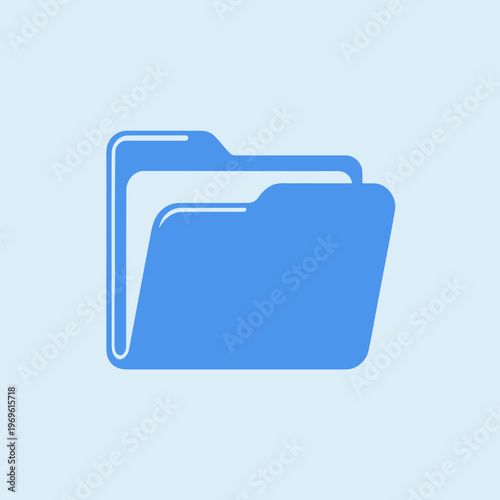 folder icon on white background